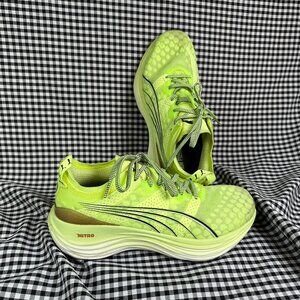 Puma ForeverRun NITRO Women's Neon Yellow Cushion Road Running Shoes Sz 8